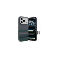 Viedtālruņa aizmugurējais vāciņš Apple iPhone 17 Pro Max Mag Armor Tint Kevlar Green, Grey