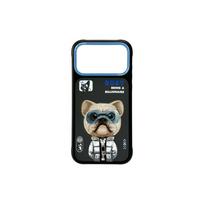 Viedtālruņa aizmugurējais vāciņš Apple iPhone 17 Pro Max Cool&Cute 2.0 Dog Black
