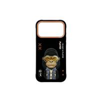 Viedtālruņa aizmugurējais vāciņš Apple iPhone 17 Pro Cool&Cute 2.0 Gorilla Black