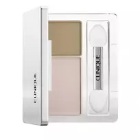 CLINIQUE_All About Shadow Duo Akių šešėliai „Seashell Pink“ / „Fawn Satin“ 1,7 g