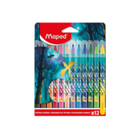 Flomasteriai MAPED DRAGON, 12 sp.