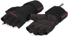 Treniruočių pirštinės Gymstick Workout Gloves, juoda sp./raudona sp., L/XL