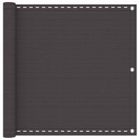 Balkono Ekranas Antracito 75 x 700 cm HDPE ir aliuminis
