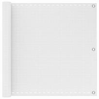 Balkono Ekranas Balta 75 x 700 cm HDPE ir aliuminis