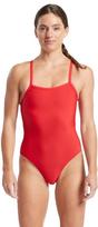 Women's swimwear finis skinback solid red 32