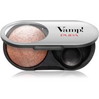 PUPA Milano Vamp! Radiant Baked Eyeshadow ilgai išliekantys blizgūs akių šešėliai atspalvis 402 Rose Gold - WET & DRY 1 g