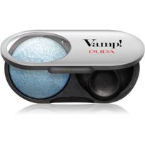 PUPA Milano Vamp! Radiant Baked Eyeshadow ilgai išliekantys blizgūs akių šešėliai atspalvis 306 Bon-Ton Blue - WET & DRY 1 g