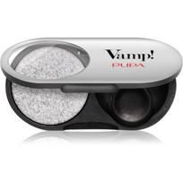 PUPA Milano Vamp! Radiant Baked Eyeshadow ilgai išliekantys blizgūs akių šešėliai atspalvis 302 Pure Silver - METALLIC 1 g