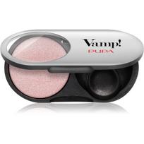 PUPA Milano Vamp! Radiant Baked Eyeshadow ilgai išliekantys blizgūs akių šešėliai atspalvis 108 Frost Rose - METALLIC 1 g