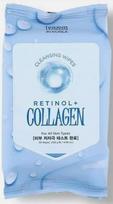 Tenzero Retinol Collagen Cleansing Wipes, 130 g (30 wipes)