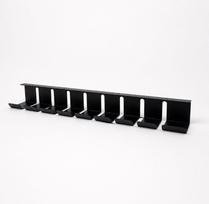 Horizontalus kanalas PC laidams juodas L-740mm