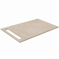 Darbo paviršius Kame Universal su rankšluosčių laikikliu HPL 70cm Earth stone WP-1/6-3/H18