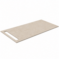 Darbo paviršius Kame Universal su rankšluosčių laikikliu HPL 90cm Earth stone WP-1/8-3/H18