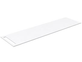 Darbo paviršius Kame Universal su rankšluosčių laikikliu HPL 170cm Baltas Matinis WP-1/16-3/H16