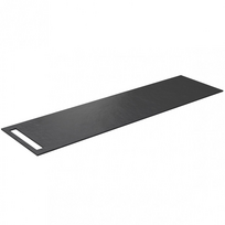 Darbo paviršius Kame Universal su rankšluosčių laikikliu HPL 170cm Black lava WP-1/16-3/H17
