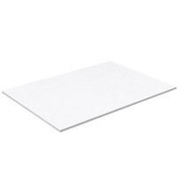 Darbo paviršius Kame Soft, su apvaliais kampais 61cm Baltas Matinis HPL WP/6-3/H16-SFT