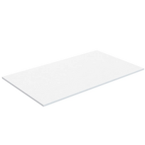 Darbo paviršius Kame Soft, su apvaliais kampais 81cm Baltas Matinis HPL WP/8-3/H16-SFT
