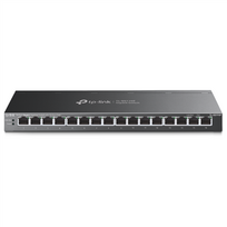 TP-LINK TL-SG116P 16-Port Gigabit Desktop Switch with 16-Port PoE+ | 16-Port Gigabit Desktop Switch | TL-SG116P | Unmanaged | Desktop
