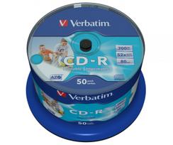 Verbatim CD-R AZO Printable No ID 50 pieces