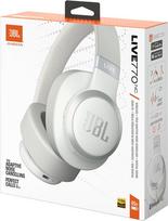 Belaidės ausinės JBL Live 770NC, balta sp. (pažeista pakuotė)