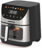 Prekė su pažeista pakuote. Karšto oro gruzdintuvė Daewoo DAF 1600 IX, sidabro sp./juoda sp., 1600 W, 6.5 l
