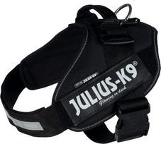 Prekė su pažeista pakuote. Petnešos šunims Trixie Julius-K9® IDC, juoda sp., 820 - 1150 mm x 50 mm, 2XL
