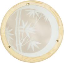 Prekė su pažeista pakuote. Šviestuvas lubų Candellux Bamboo 14-06653, E27, 2 x 60 W, balta sp., 40 x 40 cm