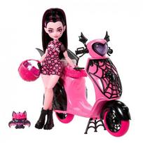 Prekė su pažeista pakuote. Lėlė su priedais Mattel Monster High Vampastic Draculaura, 29 cm, rožinė sp.