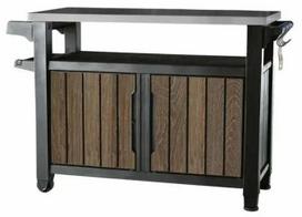 Lauko stalas Keter Deco Unity XL 207 L, riešuto sp., 52 cm x 134 cm x 90 cm