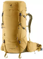 „Deuter Aircontact Core 50+10“ trekingo kuprinė – savanna/nori