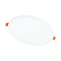 Montuojamas šviestuvas panelė TOPE Rubi, 8W, 547lm, 3000K, IP20, apvali, įleidžiama, baltos sp.