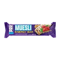 6PAK NUTRITION MUESLI ENERGY BAR – CRANBERRY 30 G.
