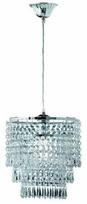 Prekė su pažeista pakuote. Krištolinis sietynas kabinamas Trio Orient R1147-06, E27, 1 x 60 W, skaidri sp.