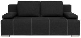 Prekė su pažeista pakuote. Sofa-lova Street IV Denver 21, juoda sp., 98 x 197 cm x 95 cm