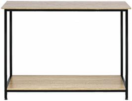 Prekė su pažeista pakuote. Konsolinis staliukas OTE, ruda sp./juoda sp., 35 cm x 106 cm x 81 cm