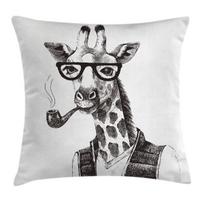 Pagalvės užvalkalas žirafa hipsteris