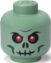 Lego "zombie" galvos laikymo dėžutė S, 2l, Halloweeno kolekcija