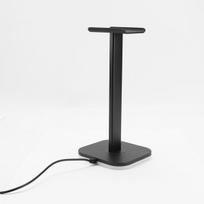 RGB ausinių stovas, su LED pagrindu