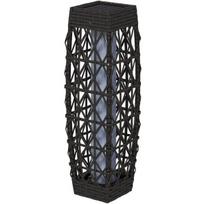 Lauko šviestuvas,pastatomas saulės energija, LED, automatinis jungiklis, 20x20x68cm, pilkas