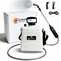 Akumuliatorinis purkštuvas Durabuild, 5 l, USB-C, su 3 purkštukais