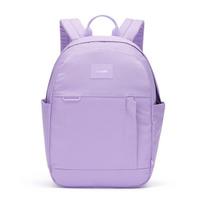 Antivagystinė miesto kuprinė Pacsafe Go 15 l, levandų spalvos, 13″ nešiojamam kompiuteriui, RFID apsauga