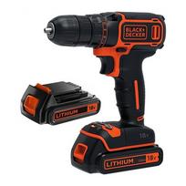 BLACK & DECKER  Cordless Drill | BDCDC18B-QW | 18 V | 2x1.5 Ah | Li-Ion | BDCDC18B-QW | 5035048645574
