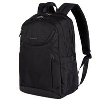 WINGS SKYLARK moteriška kuprinė 21 L 40×27×17 cm – 14" laptopo skyrius, USB jungtis, atspari vandeniui, tinka Ryanair, Wizz Air, LOT Juoda puiki dovanos idėja