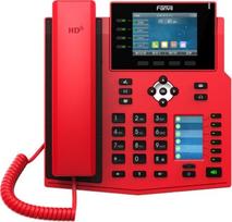 Telefonas Fanvil Fanvil X5U-R VoIP telefonas Black, Red 16 linijų Wi-Fi | X5U-R | 6937295602159