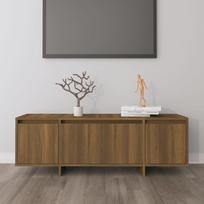 TV staliukas Televizoriaus spintelė, ruda ąžuolo, 120x30x40,5cm, mediena