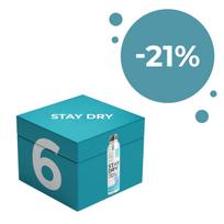 Stay Dry nano danga avalynei, tekstilei ir odai, 300ml (Pakuotės dydis: Rinkinys po 6)