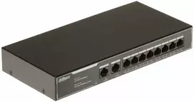 SWITCH POE SG1010LP 8 PRIEVADŲ DAHUA