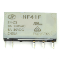 HF41F-024-ZS relė 24V DC, 1 kontaktas, Hongfa