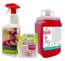 Sucitesa Natursafe Plus Shine ekologiškas vonios kambario valiklis (koncentratas) - 16vnt. MINI + ERGO buteliukas NEMOKAMAI
