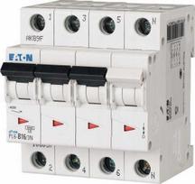 Eaton Grandinės pertraukiklis 3P+N D 16A 6kA AC PL6-D16/3N 165035